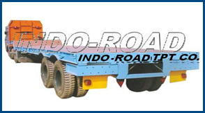 Semi low bed trailer